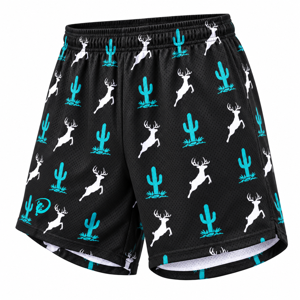 Cactus & Bucks Performance Shorts