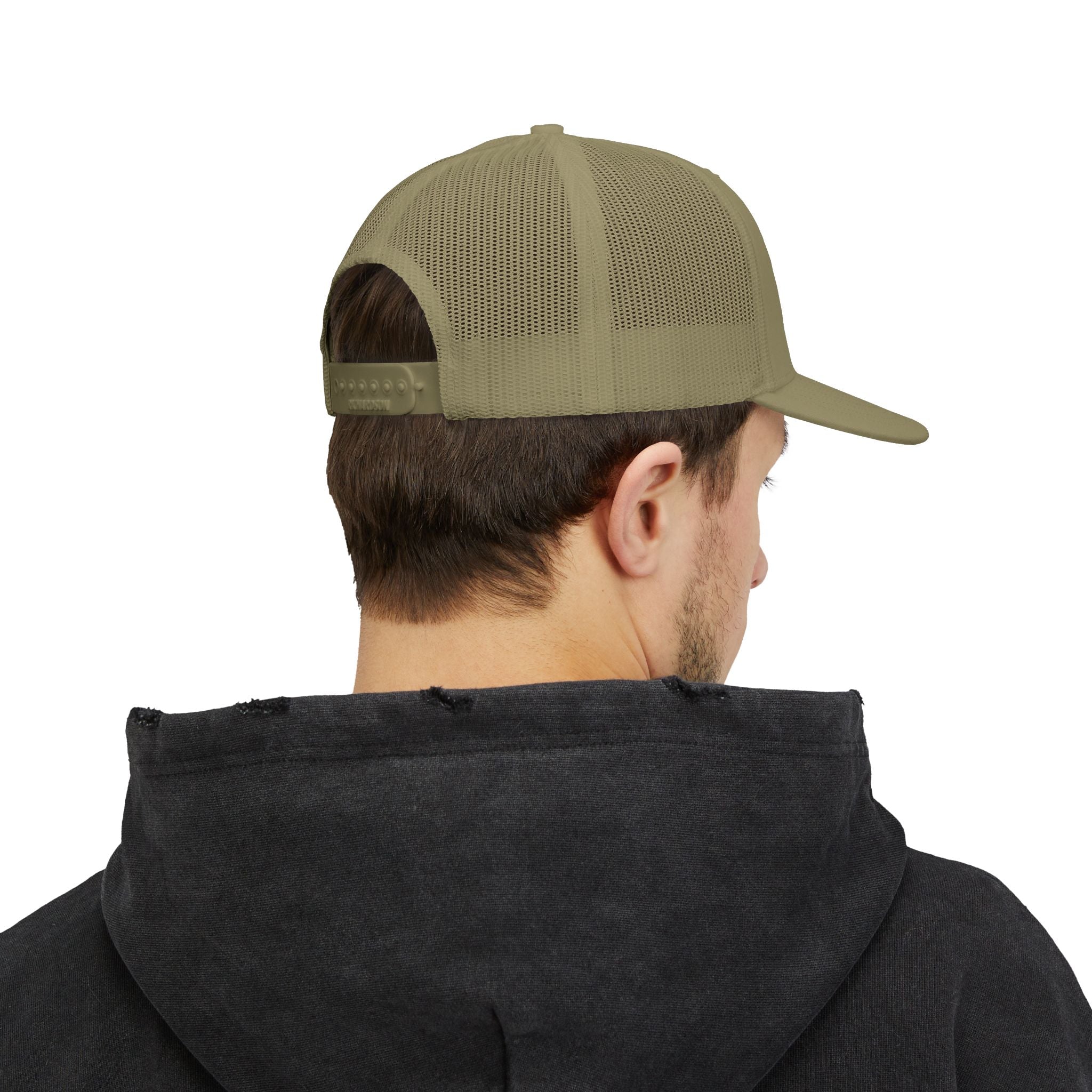 Embroidered Snapback Cap - Black Logo