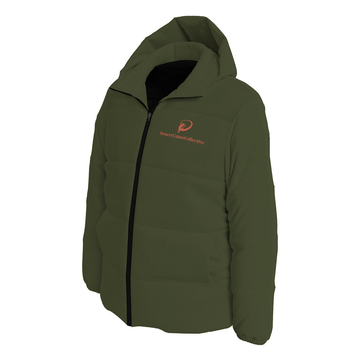 Unisex Down Jacket - Military Green