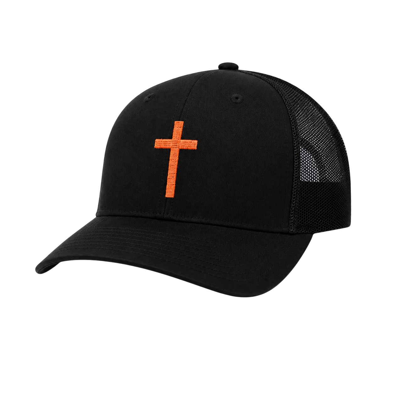 Embroidered Orange Cross Richardson 112 Hat