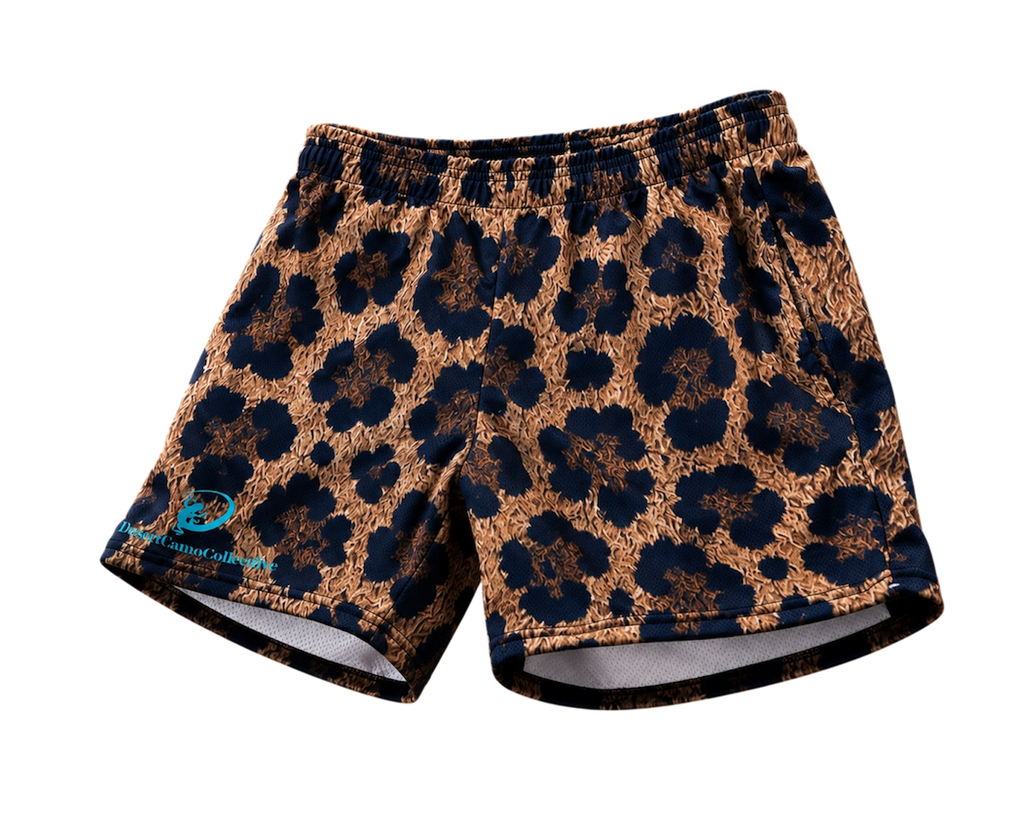 Leopard — Mesh Performance Shorts