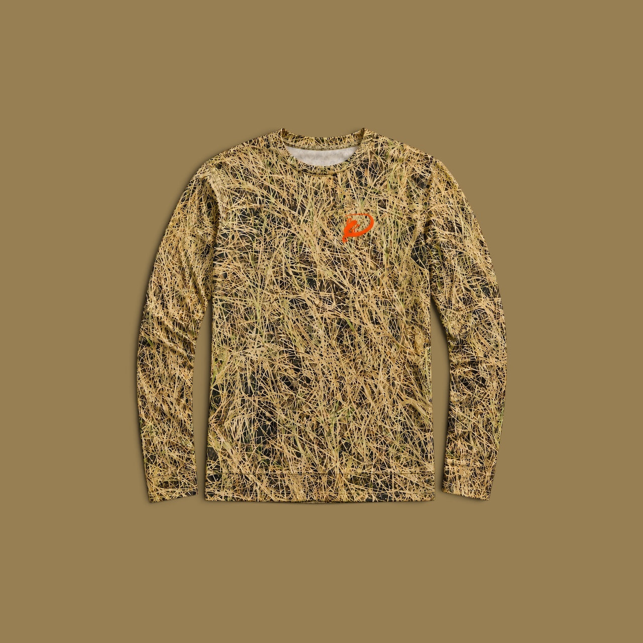 Long Sleeve Cotton T-Shirt — Grassland Camo™