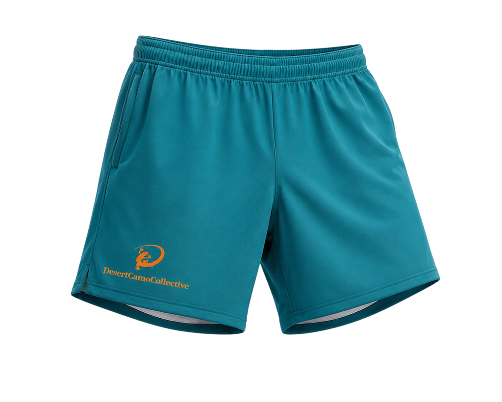 Sedona Teal — Mesh Performance Shorts