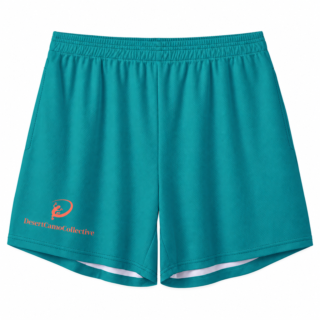 Sedona Teal — Mesh Performance Shorts