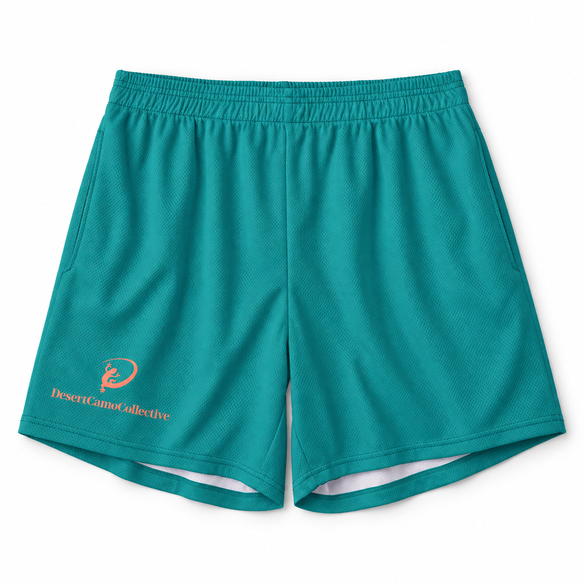 Sedona Teal — Mesh Performance Shorts