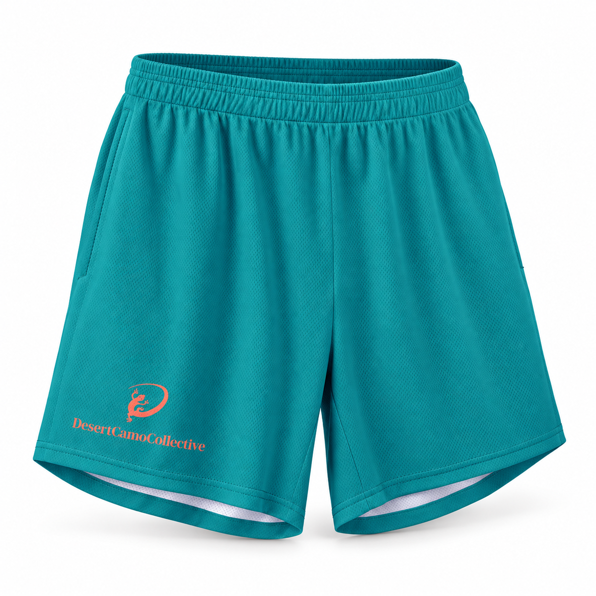 Sedona Teal — Mesh Performance Shorts