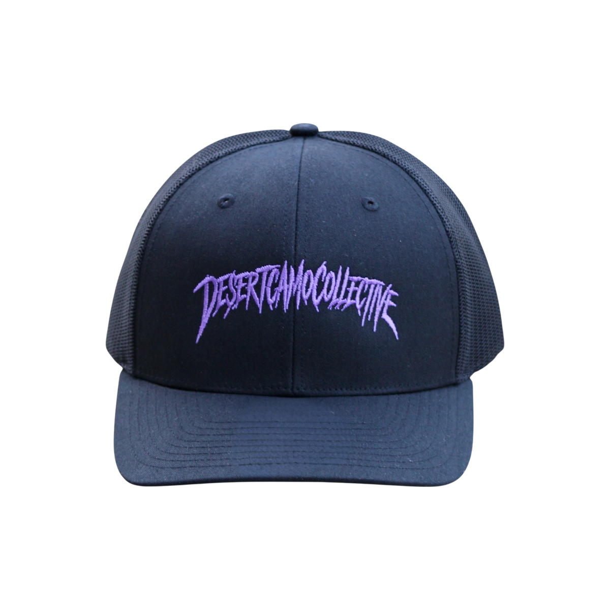 DesertCamoCollective™ Purple Script — Embroidered Richardson 112 Hat