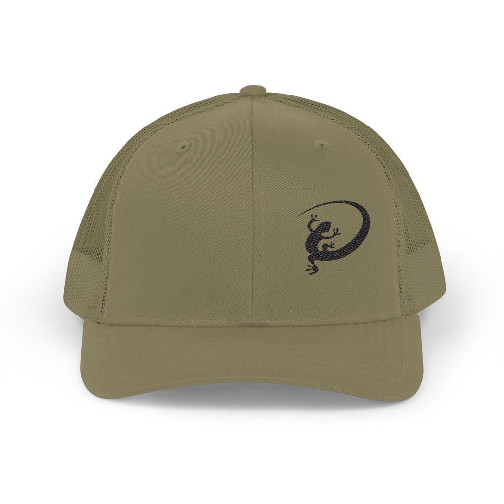 Embroidered Snapback Cap - Black Logo
