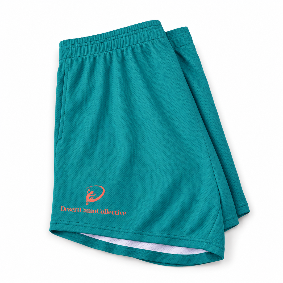 Sedona Teal — Mesh Performance Shorts
