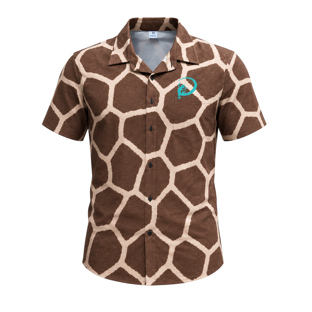 Giraffe — Men’s Button Down Shirt
