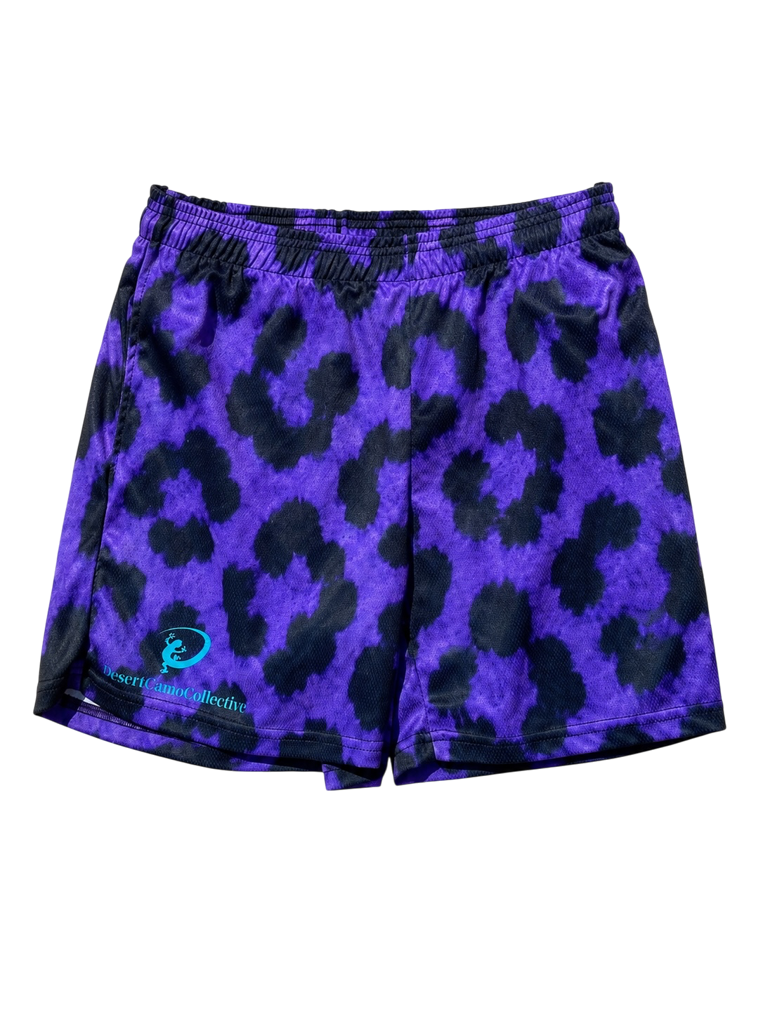 Purple Leopard — Mesh Performance Shorts
