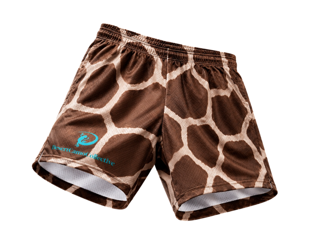Giraffe — Mesh Performance  Shorts