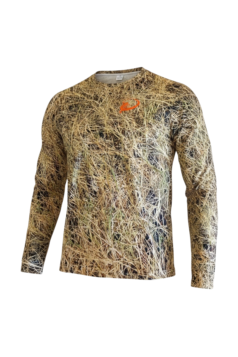 Men's Cottons Long Sleeve - Grassland Camouflage™