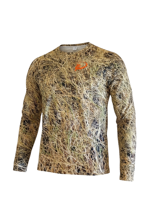 Men's Cottons Long Sleeve - Grassland Camouflage™