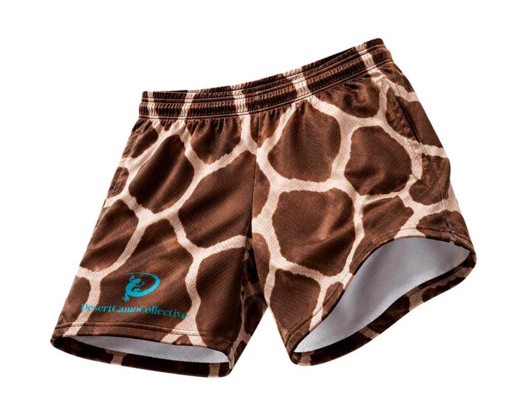 Giraffe — Mesh Performance  Shorts