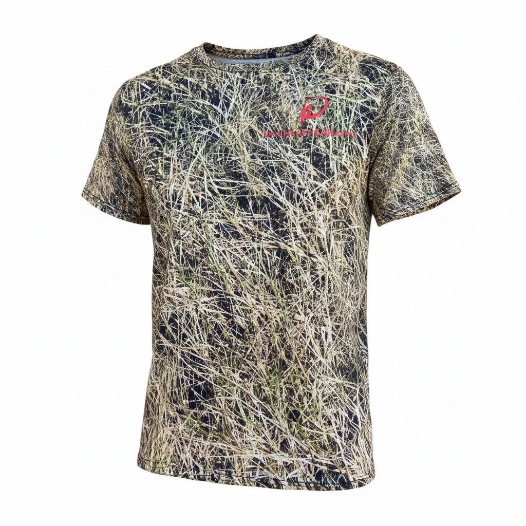 Men's Grassland Camouflage™ O-Neck T-Shirt | Polyester&Spandex
